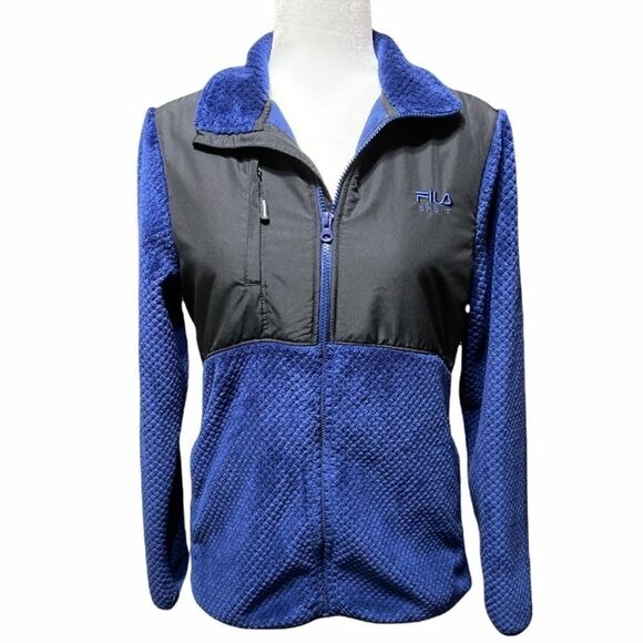 WOMEN’S FILA Sport zip up fleece jacket sweater - Picture 1 of 8